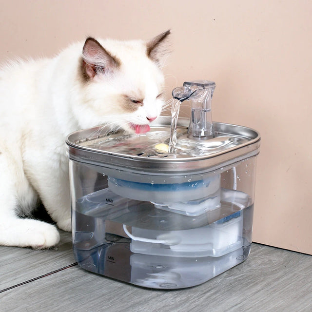 The Clear-View Steel Fountain